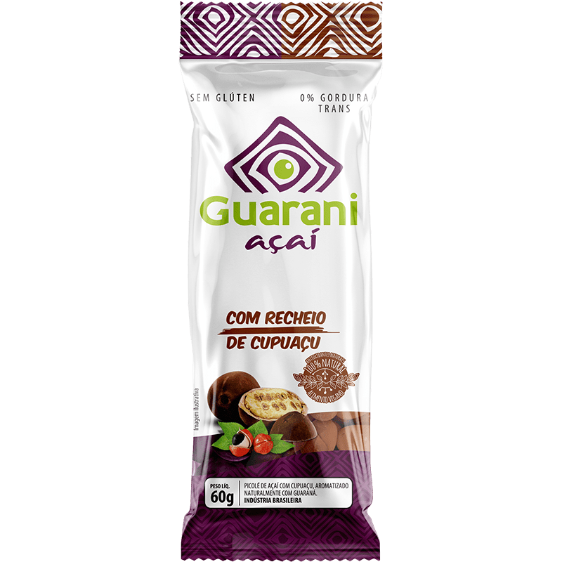 Picolé Guarani Açaí com Recheio de Cupuaçu - Guarani Açai