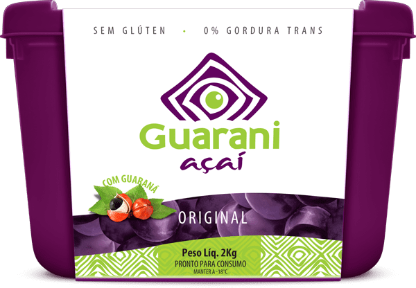 Pt de 2,0Kg Guarani Açaí Original - Guarani Açai