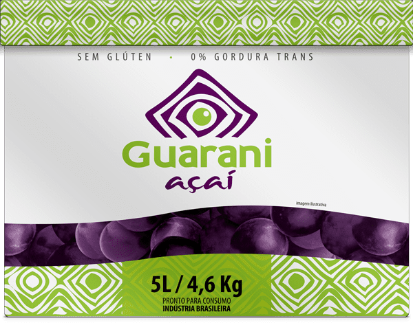 Cx de 5L/4,6Kg Guarani Açaí Original - Guarani Açai