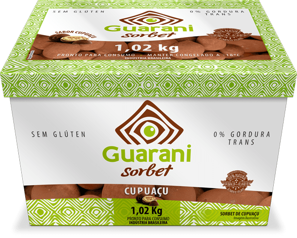 Cx de 1,02Kg Guarani Sorbet Cupuaçu - Guarani Açai