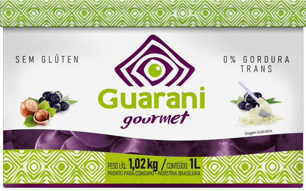 Cx de 1,02Kg Guarani Açaí Original com Recheio de Ninho - Guarani Açai